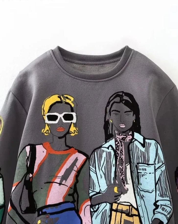 Lillymoda | Everly - Trendiger bequemer Pullover