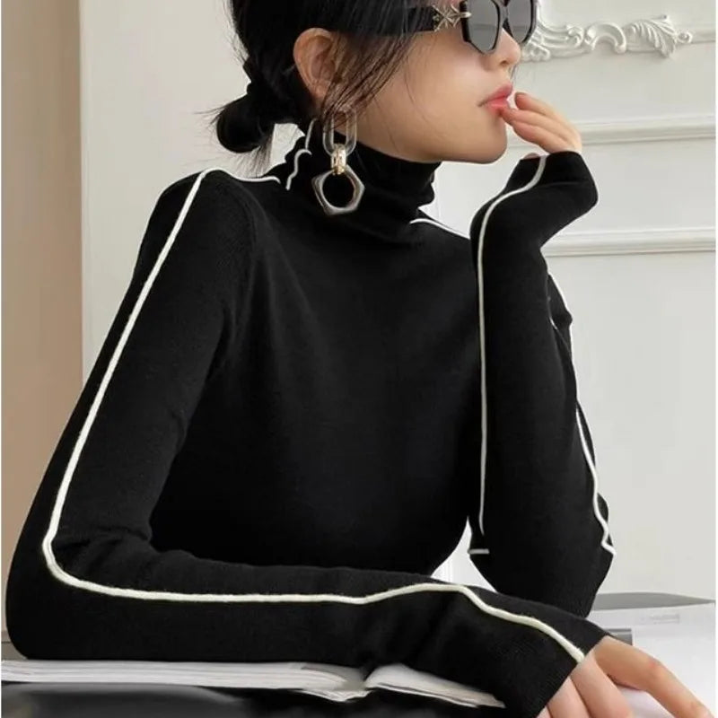 Lillymoda | Jillian - eleganter Rollkragenpullover aus Strick