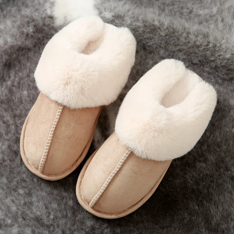 Lillymoda | Hailey - Plüsch Winter Hausschuhe