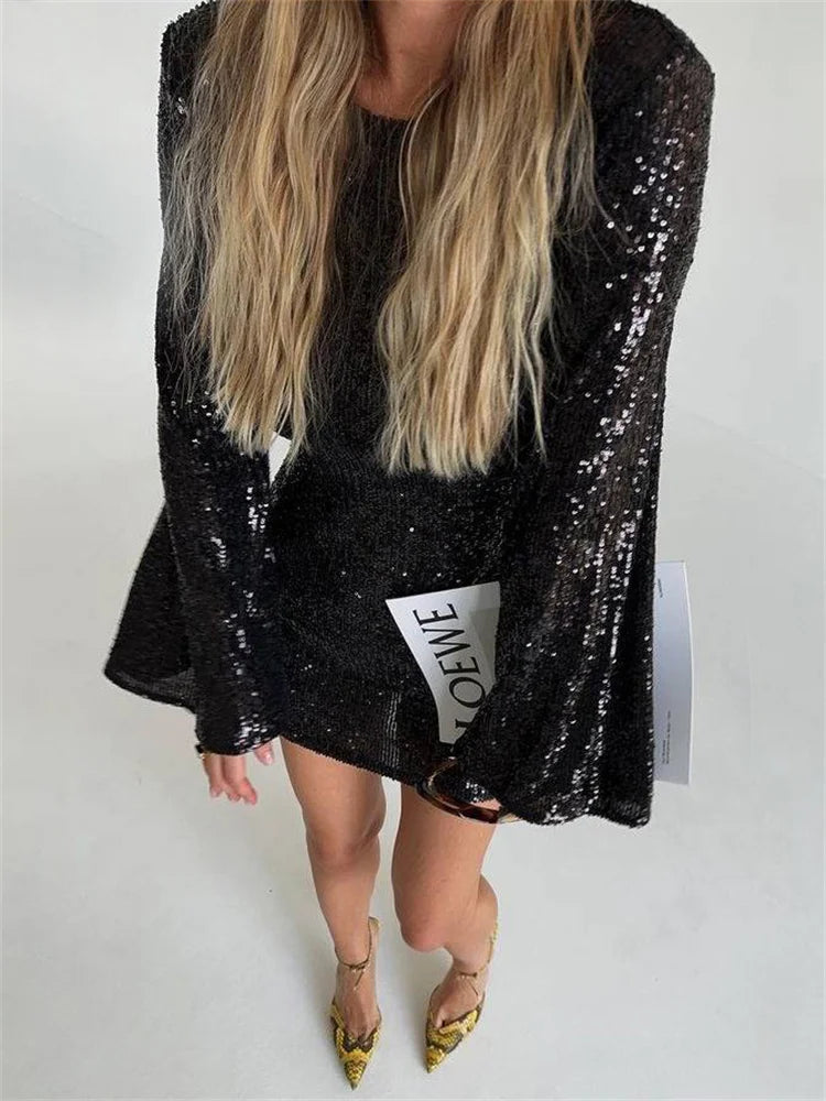 Lillymoda | Aubrey - Glitzerndes Pailletten Partykleid