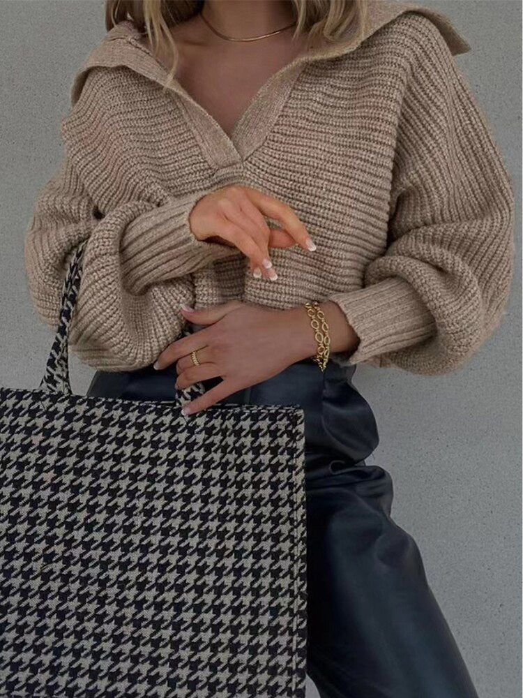 Lillymoda | Elise Retro Lose Pullover