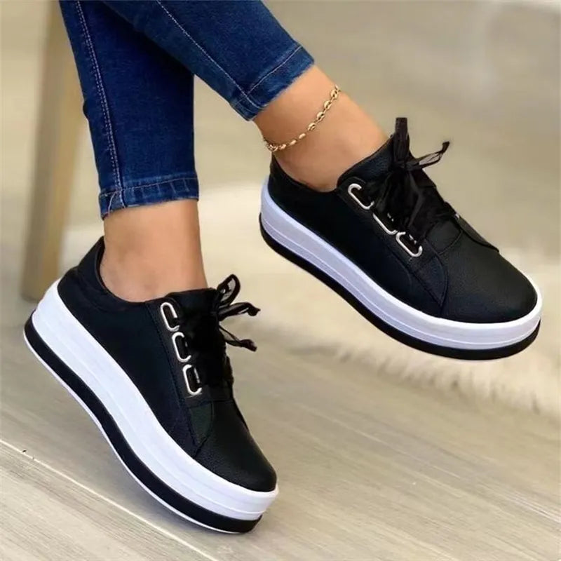 Lillymoda | Jasmine - Trendige Schnürschuhe
