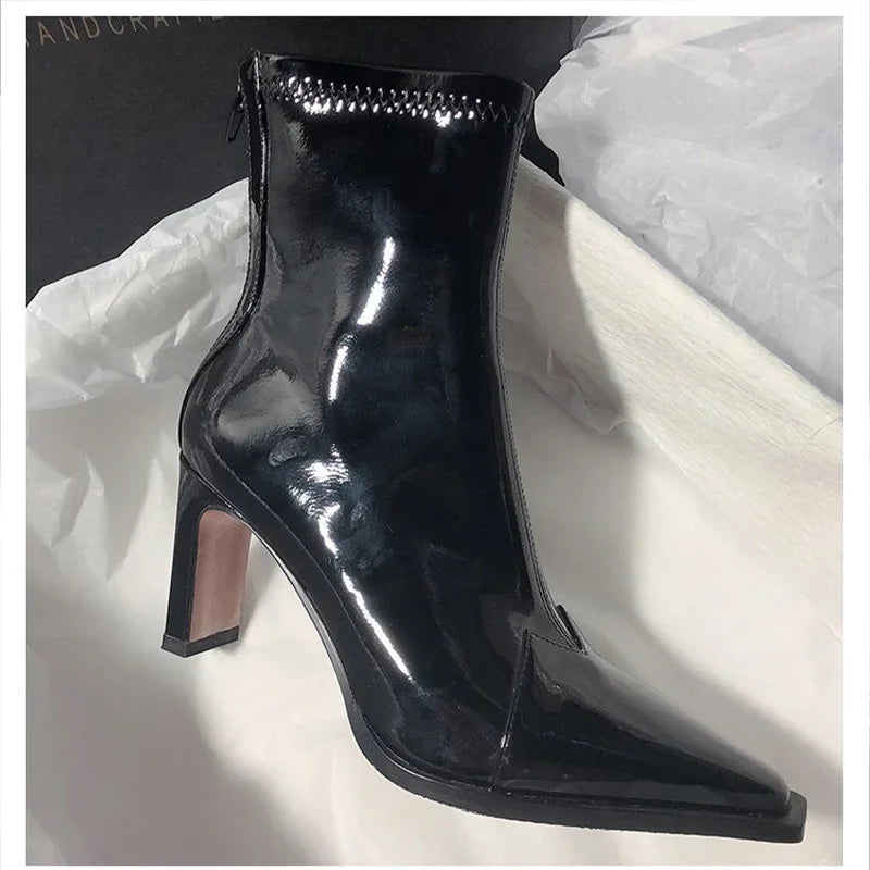 Lillymoda | Avery - elegante Stiefel mit spitzer Zehe