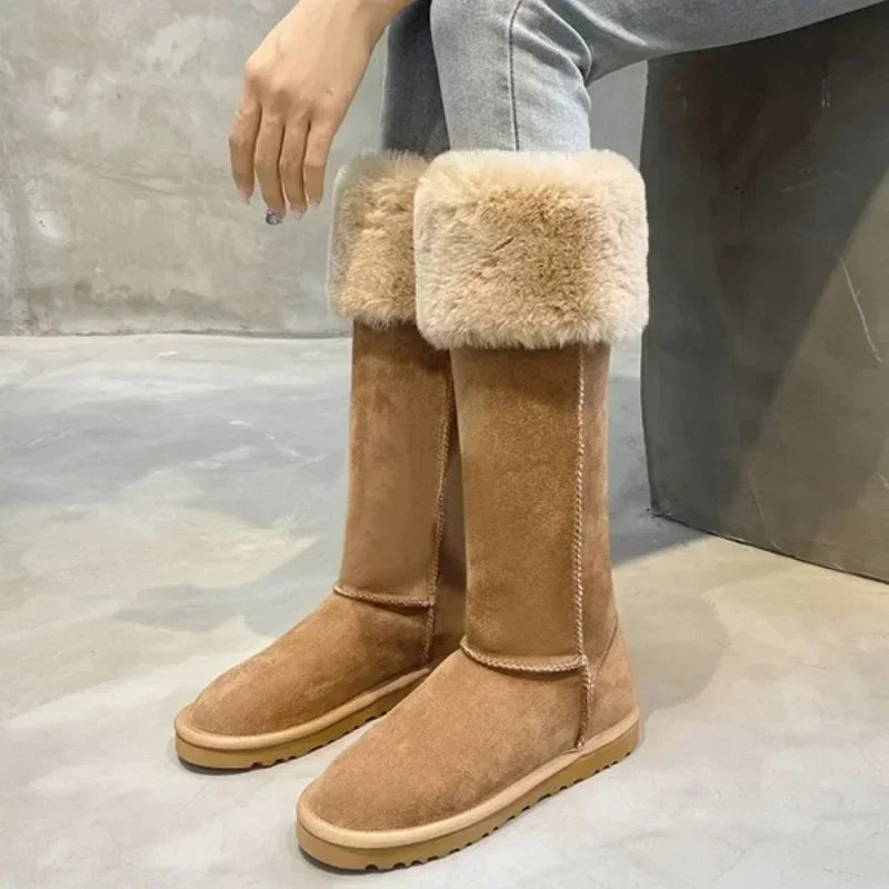 Brooke - Elegante Wildleder-Winterstiefel mit Plüschfutter