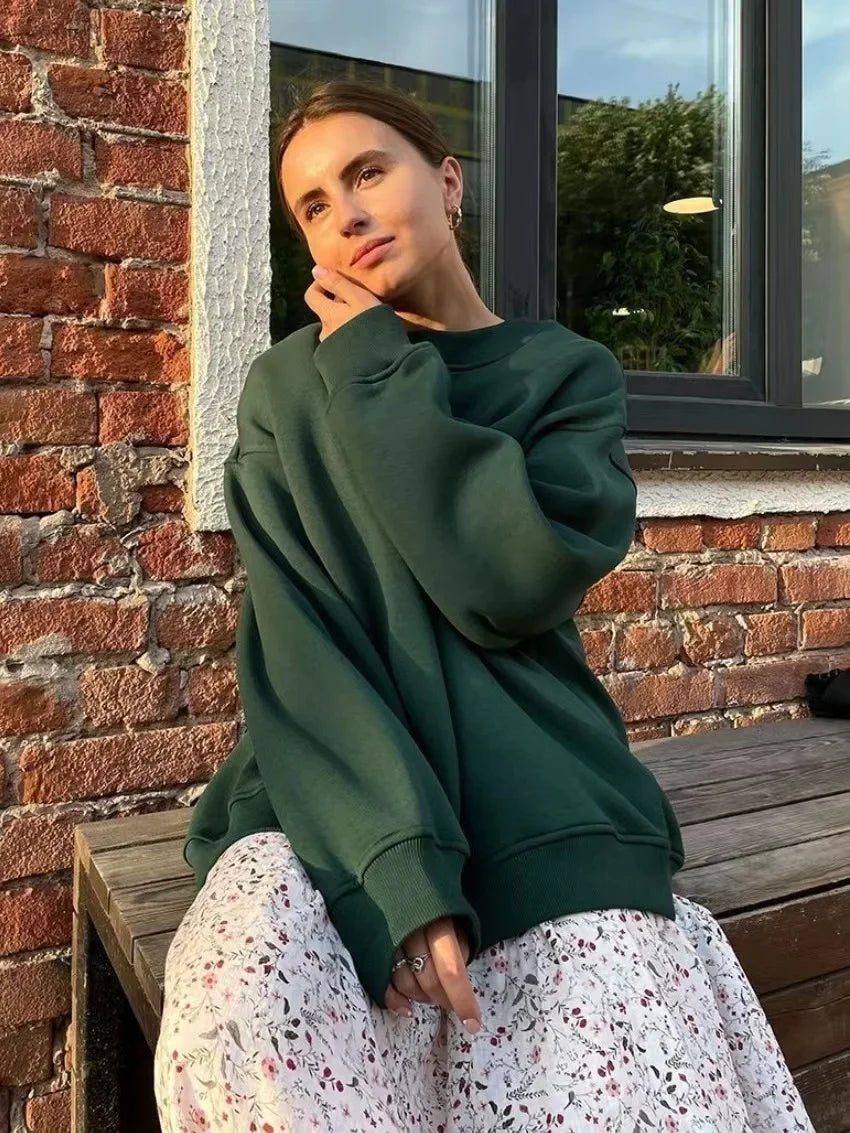 Schlichter Oversize Pullover – Komfort und Stil für jeden Tag - Carla