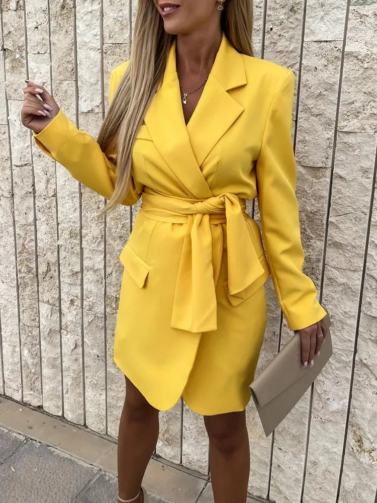 Lillymoda | Fatima - Business-Faltenkleid für Frauen