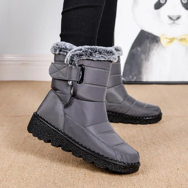 Lillymoda | Bethany - warme Plüschfellstiefel