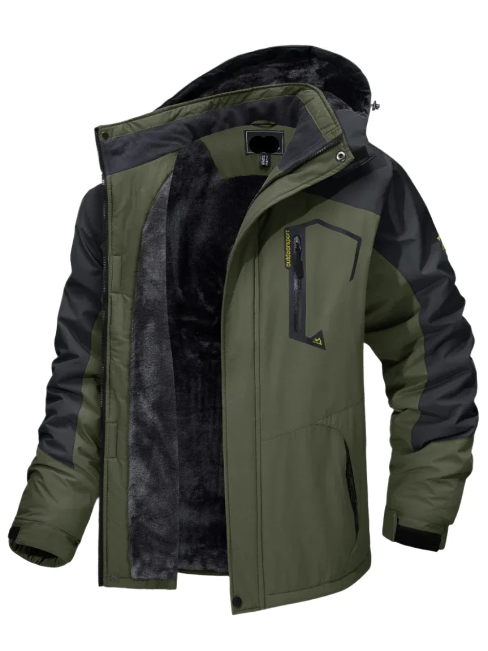 AlpenWind | Herren Fleece Bergjacke | Warm und Strapazierfähig