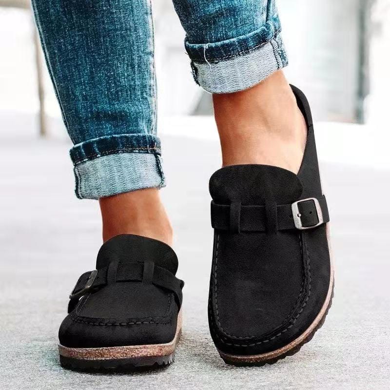 Elegante Retro-Sandalen: Komfort für kühle Monate