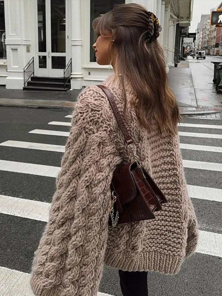 Lillymoda | Jazlyn – übergroßer weicher Strickpullover
