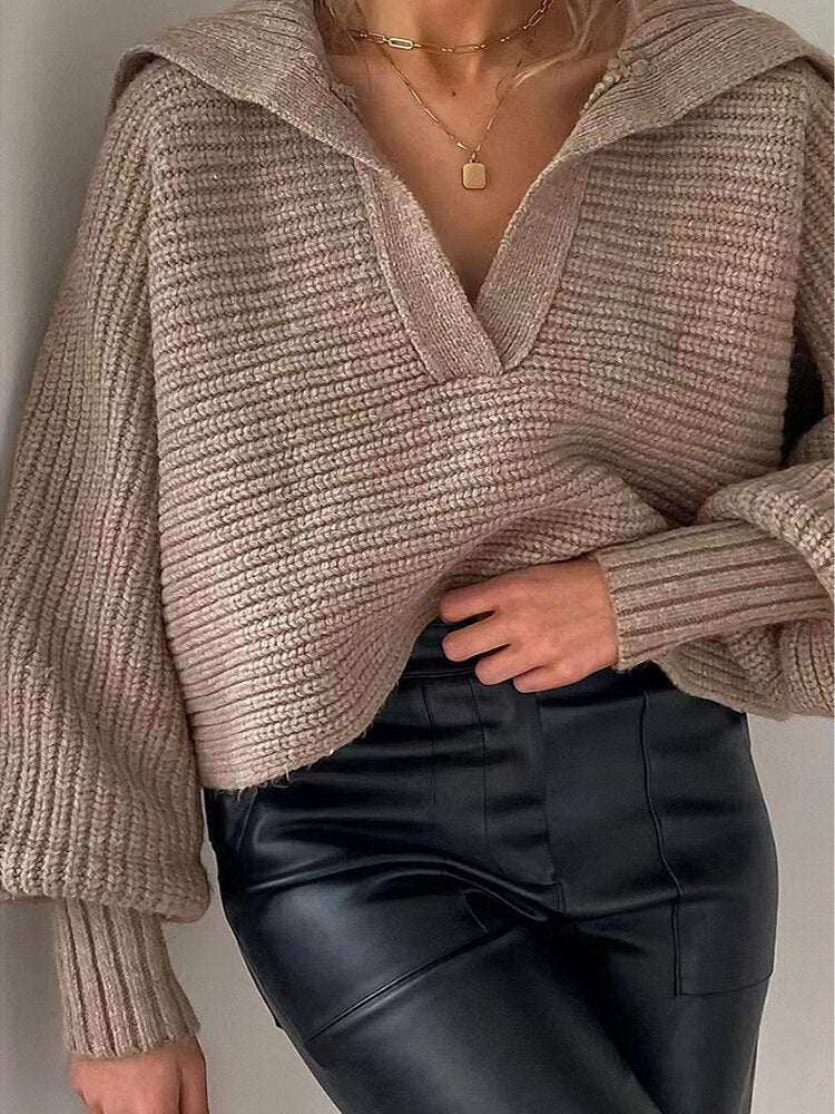 Lillymoda | Elise Retro Lose Pullover