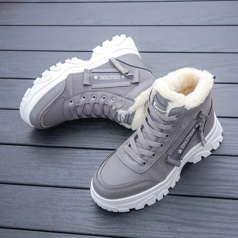 Lillymoda | Isabella - Plüsch-Winterstiefel für Damen