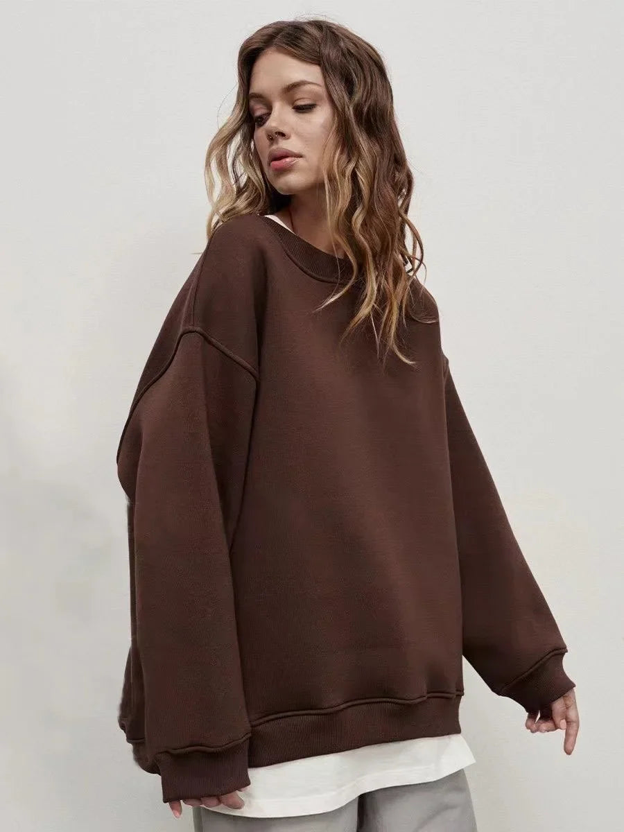 Schlichter Oversize Pullover – Komfort und Stil für jeden Tag - Carla