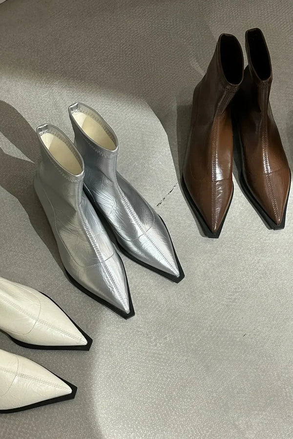 Zaire - Spitz zulaufende Stiefelette - Herbstschuhe