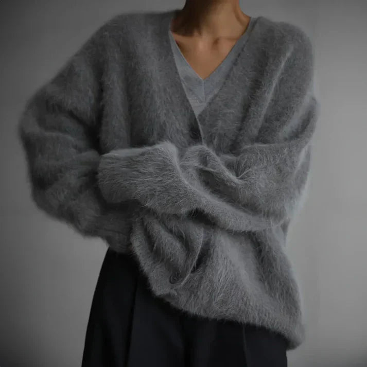 Lillymoda | Brynnlee - modischer Strickpullover mit V-Ausschnitt
