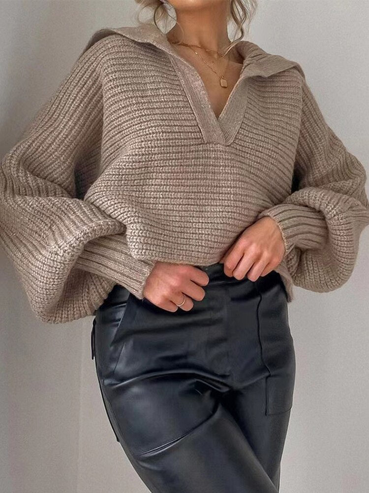 Lillymoda | Elise Retro Lose Pullover