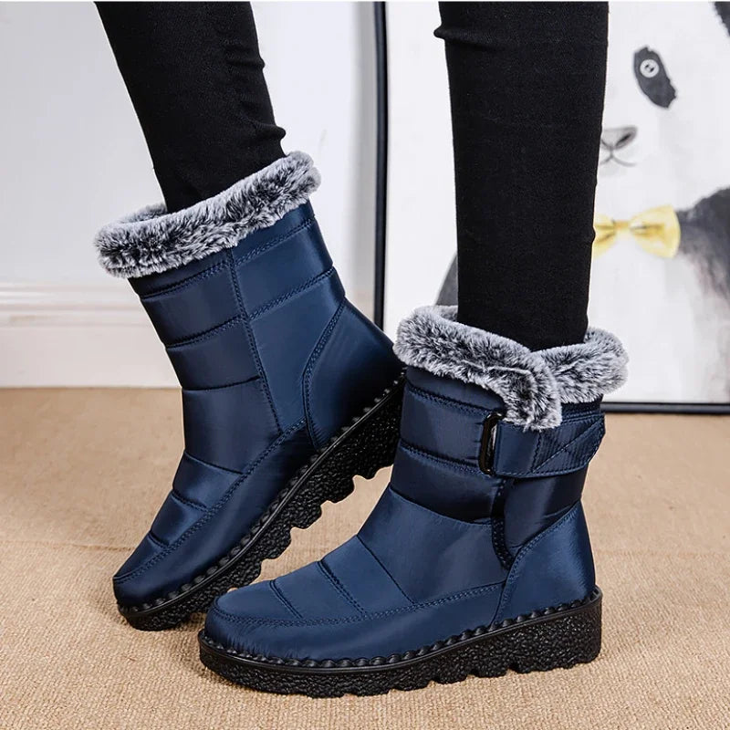 Lillymoda | Bethany - warme Plüschfellstiefel