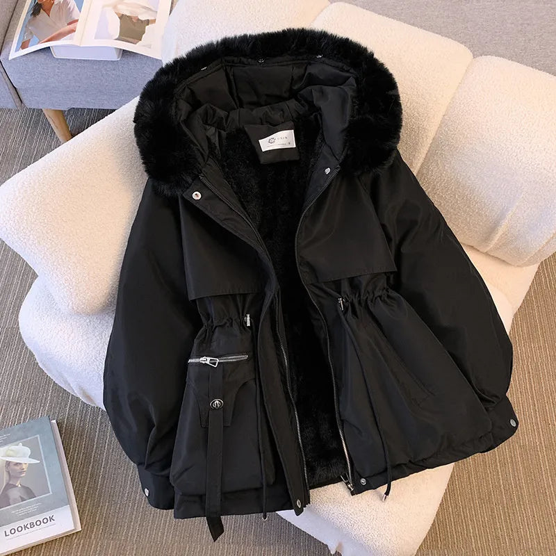 Lillymoda | Hazel - Stylische Winterjacke mit Fellfutter für Frauen