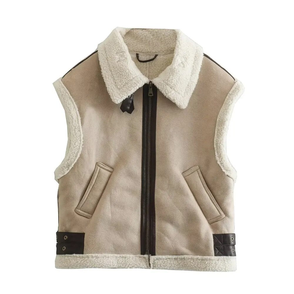 Lillymoda | Chloe - Stylisches Fleece-Tanktop