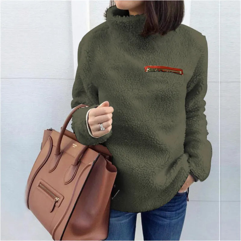 Lillymoda | Amelia - Entspannter Winter-Strickpullover