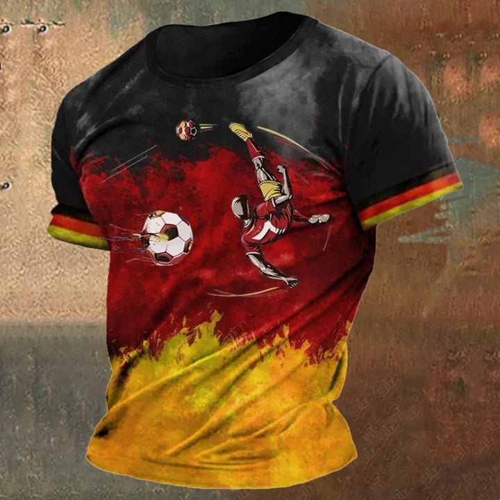 Jaxx - Retro German Flag Herren T-Shirt