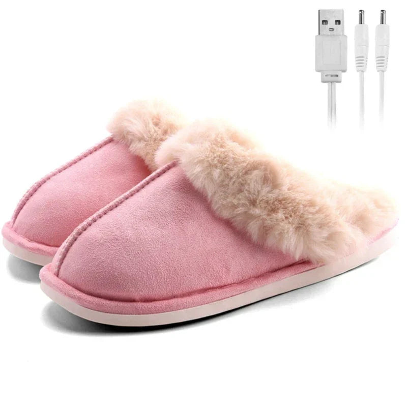 Lillymoda | HeatStep - plüschige beheizte Innenschuhe