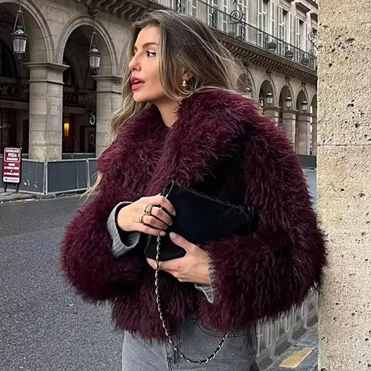 Milane | Warme Stilvolle Kunstfelljacke