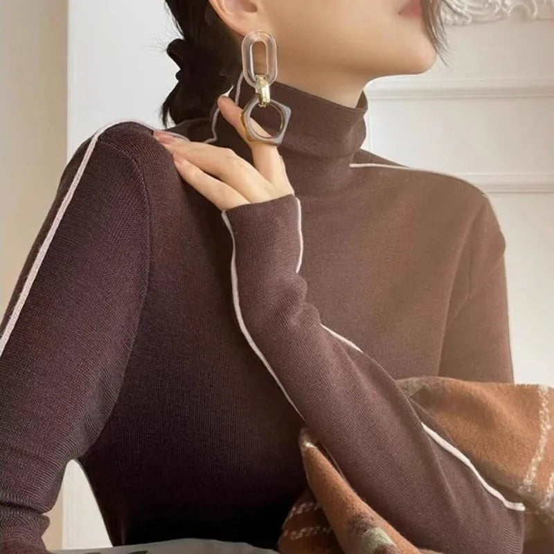 Lillymoda | Jillian - eleganter Rollkragenpullover aus Strick