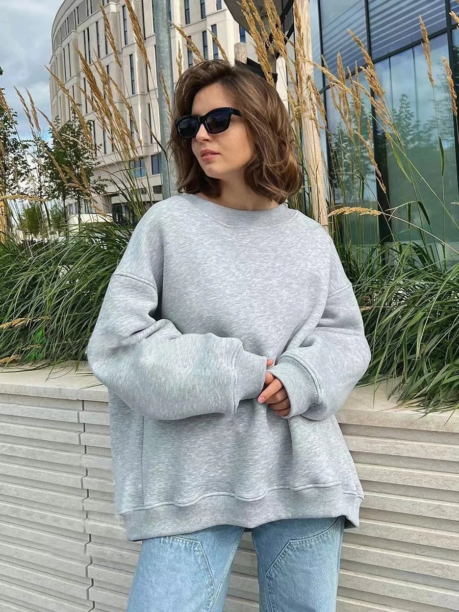 Schlichter Oversize Pullover – Komfort und Stil für jeden Tag - Carla