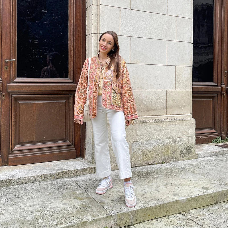 LuxePrint | Elegante Jacke mit Print