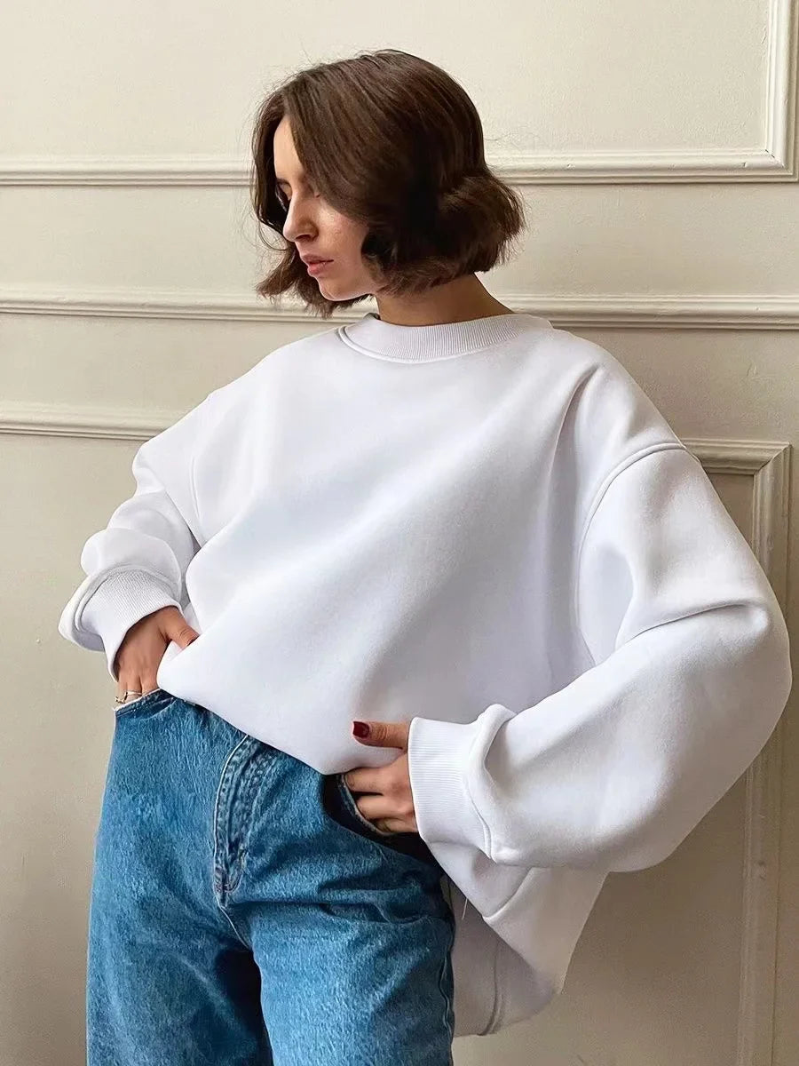 Schlichter Oversize Pullover – Komfort und Stil für jeden Tag - Carla