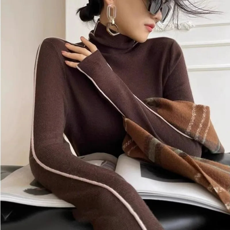 Lillymoda | Jillian - eleganter Rollkragenpullover aus Strick