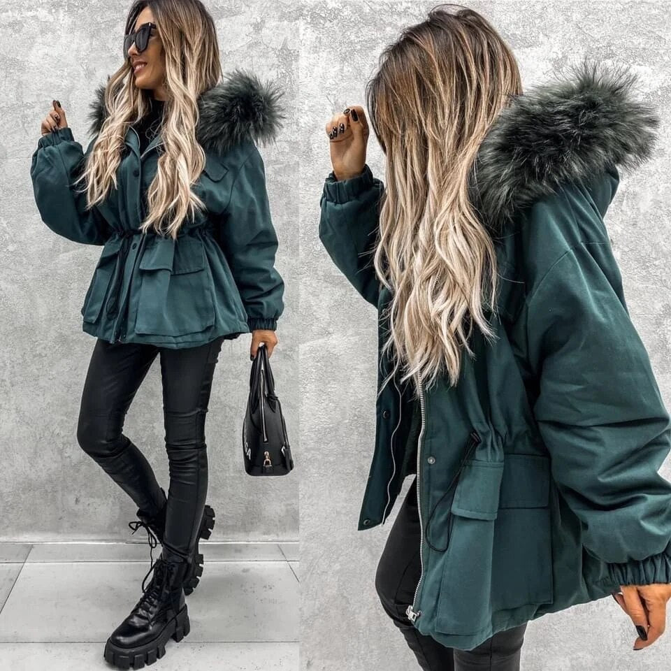 Lillymoda | Harper - Maßgeschneiderte Kunstfell-Winterjacke