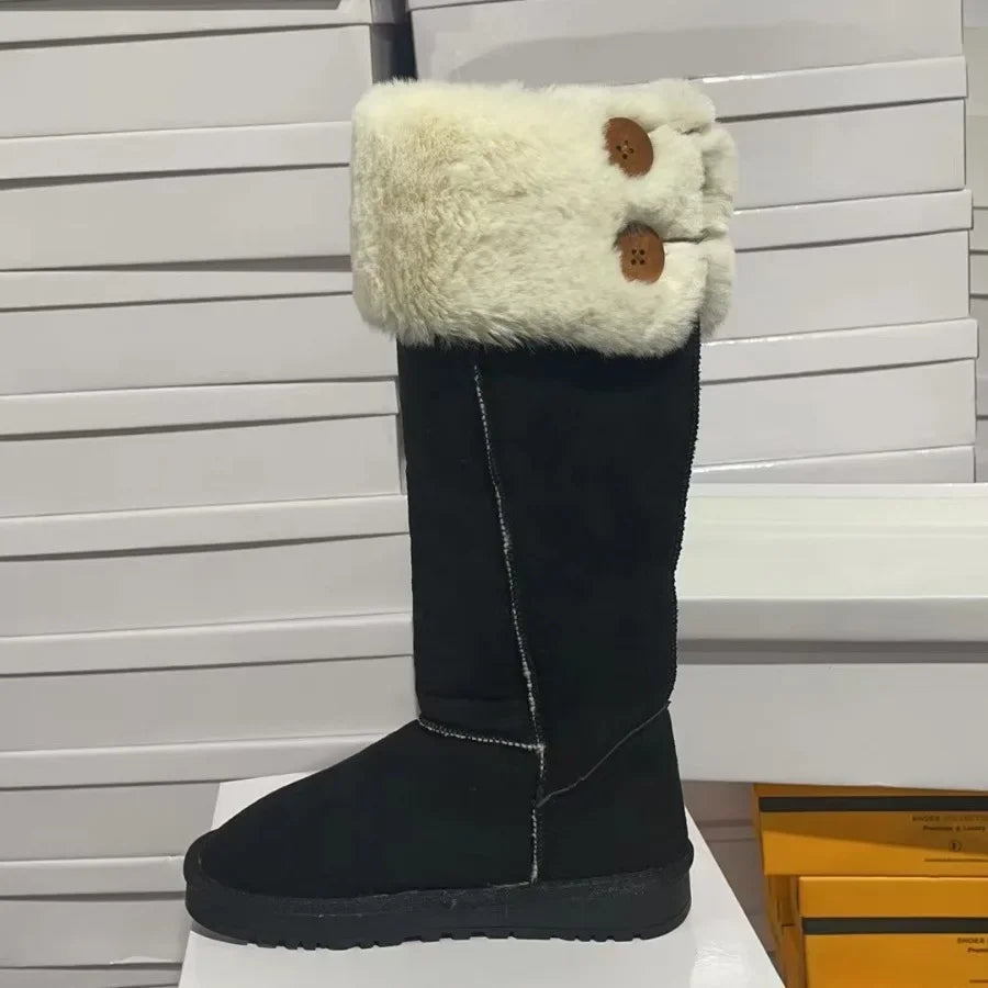 Brooke - Elegante Wildleder-Winterstiefel mit Plüschfutter