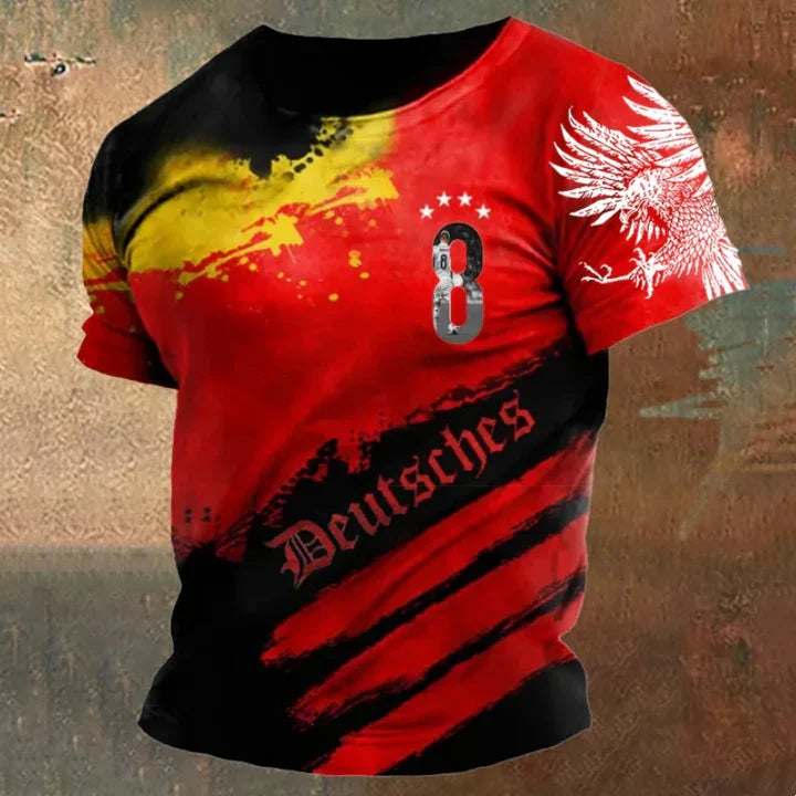 Jaxx - Retro German Flag Herren T-Shirt