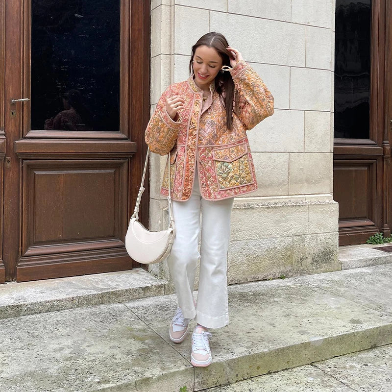 LuxePrint | Elegante Jacke mit Print