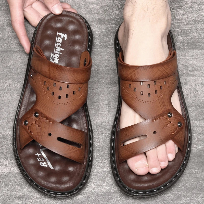 Ephraim - Superfaser Strand-Sandalen