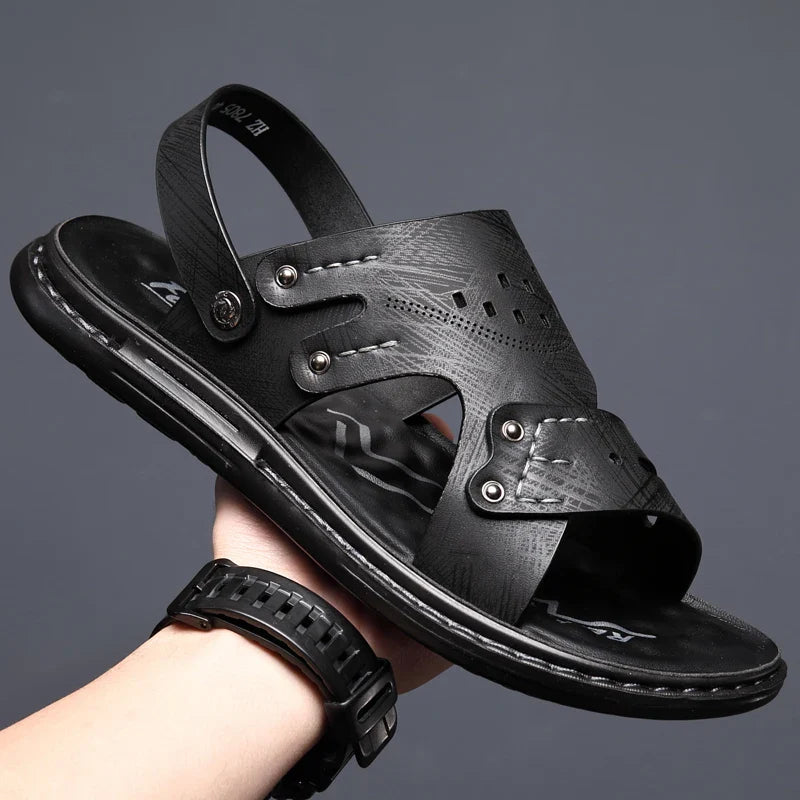 Ephraim - Superfaser Strand-Sandalen