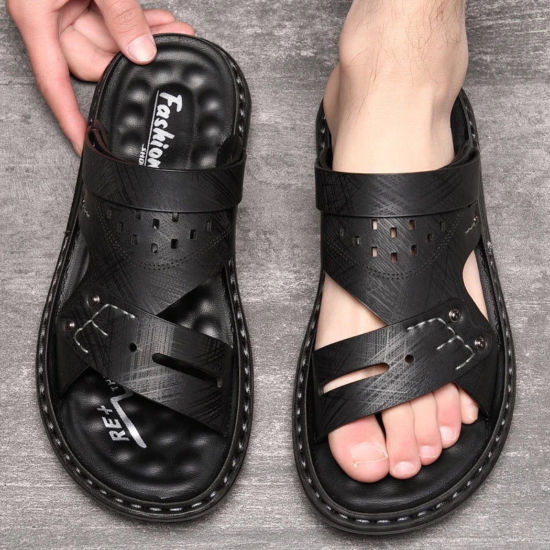 Ephraim - Superfaser Strand-Sandalen