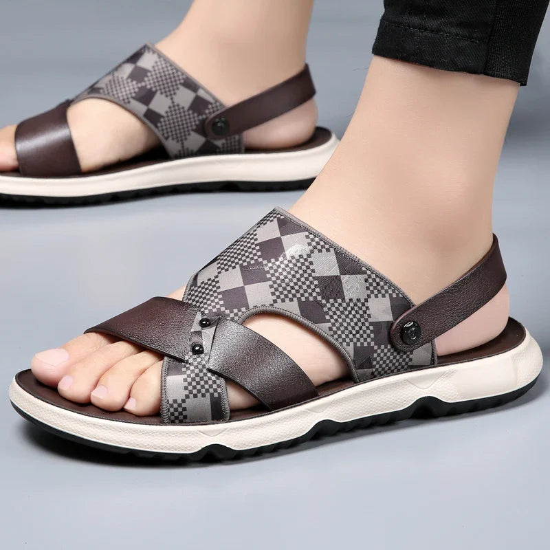 Gerold - Atmungsaktive Sommer-Sandalen mit Latexpolsterung