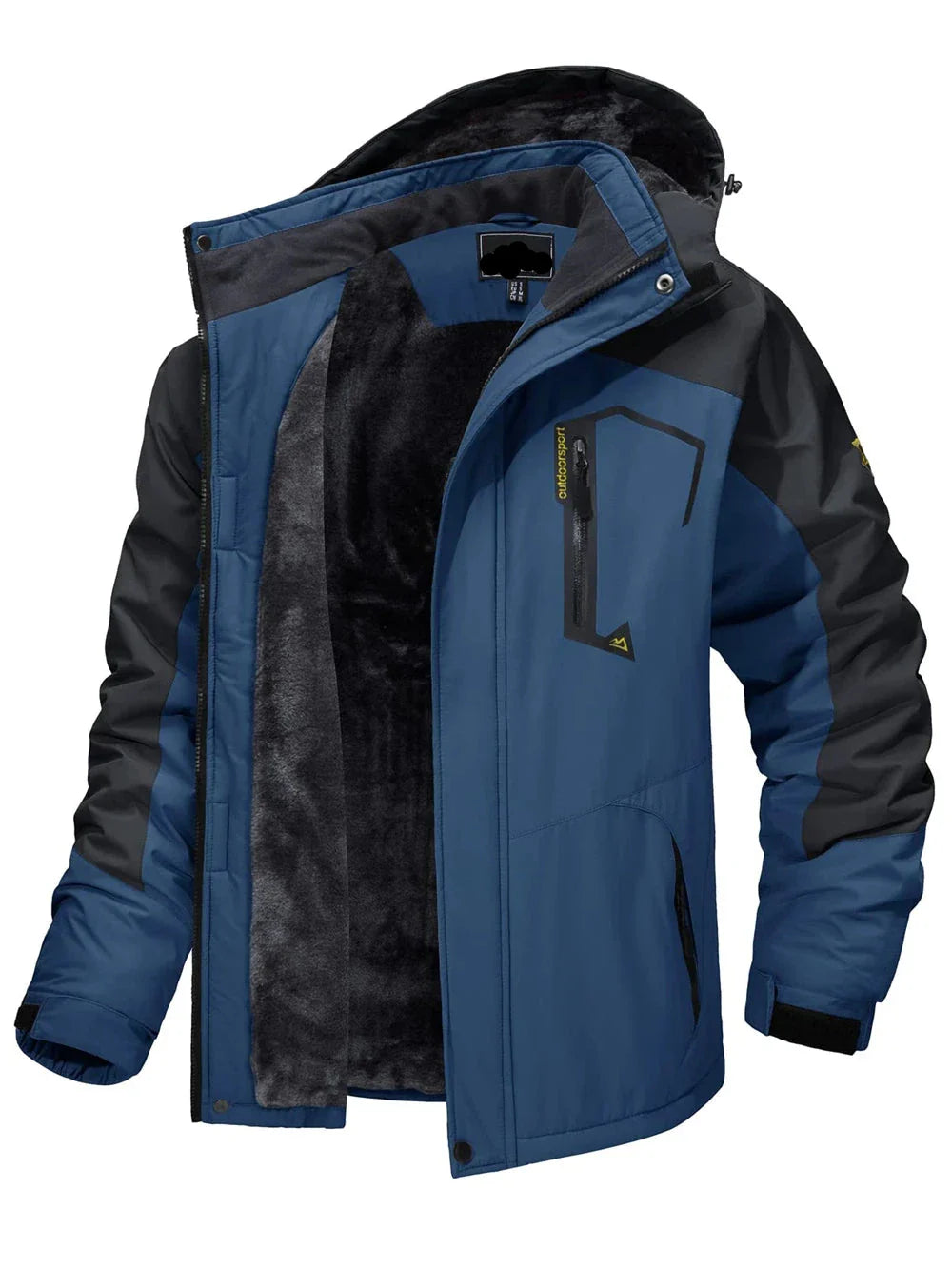 AlpenWind | Herren Fleece Bergjacke | Warm und Strapazierfähig