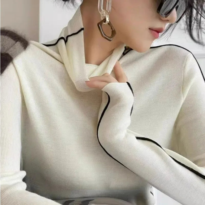 Lillymoda | Jillian - eleganter Rollkragenpullover aus Strick