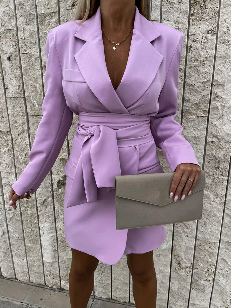 Lillymoda | Fatima - Business-Faltenkleid für Frauen