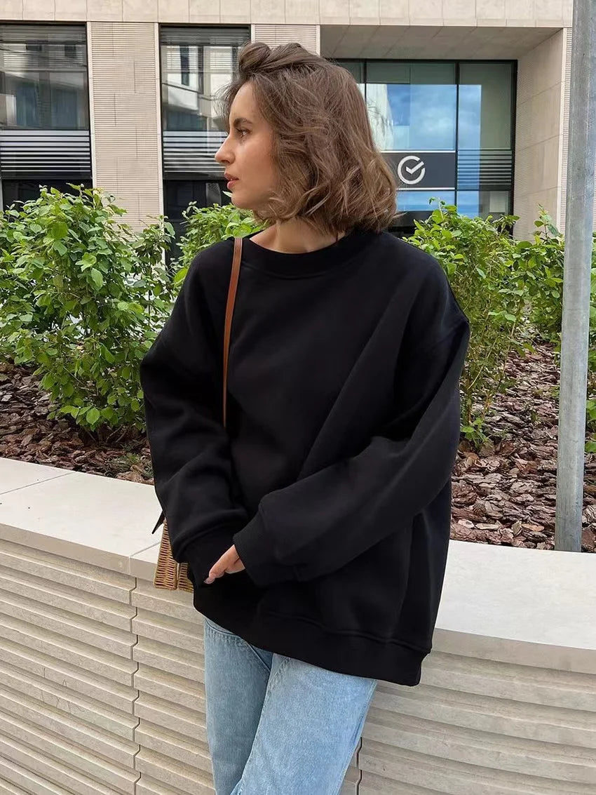 Schlichter Oversize Pullover – Komfort und Stil für jeden Tag - Carla