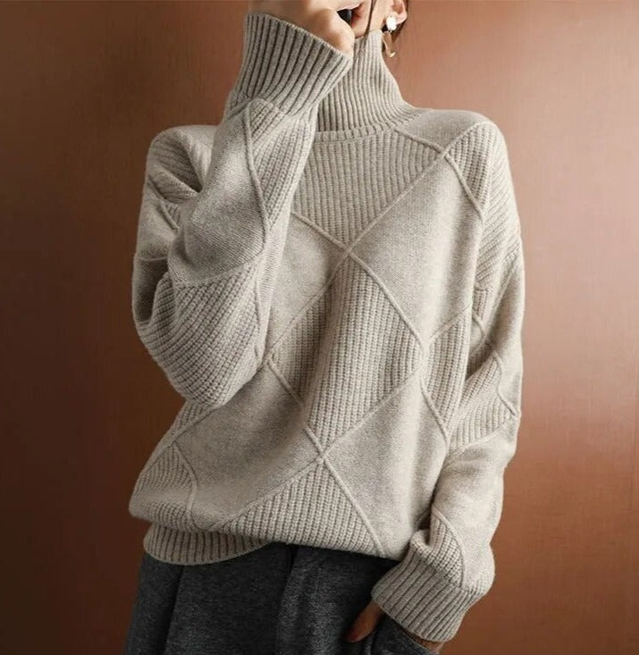 Lillymoda | Hazel - Stylischer Rollkragenpullover