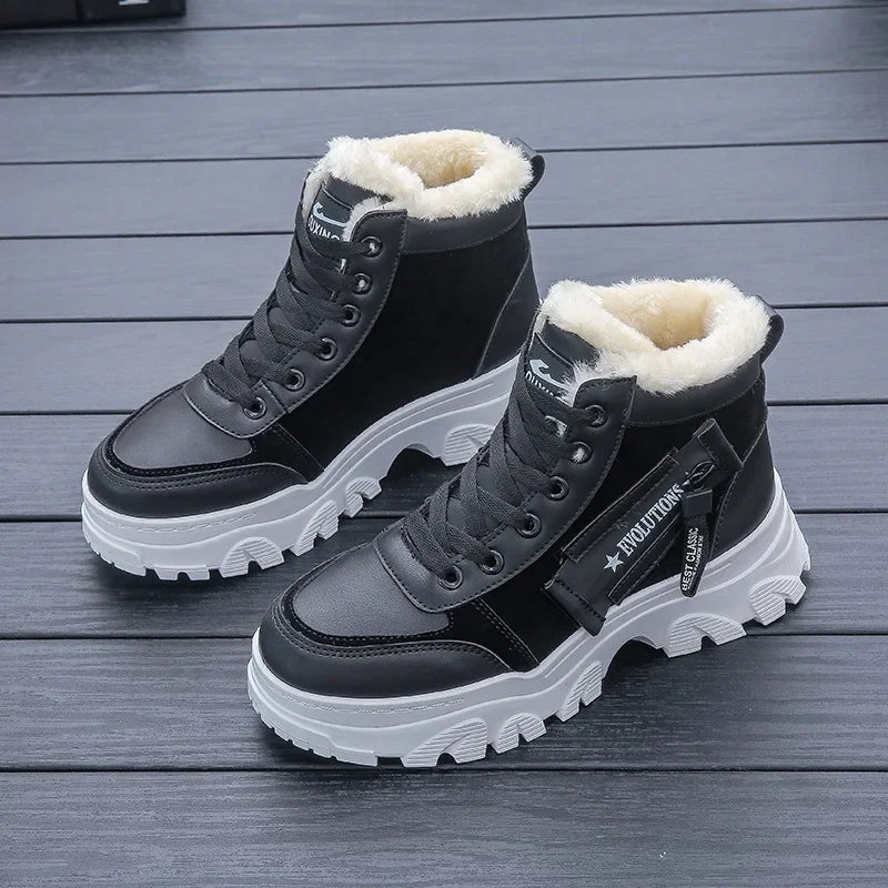 Lillymoda | Isabella - Plüsch-Winterstiefel für Damen