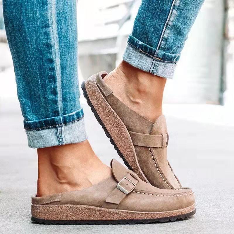 Elegante Retro-Sandalen: Komfort für kühle Monate
