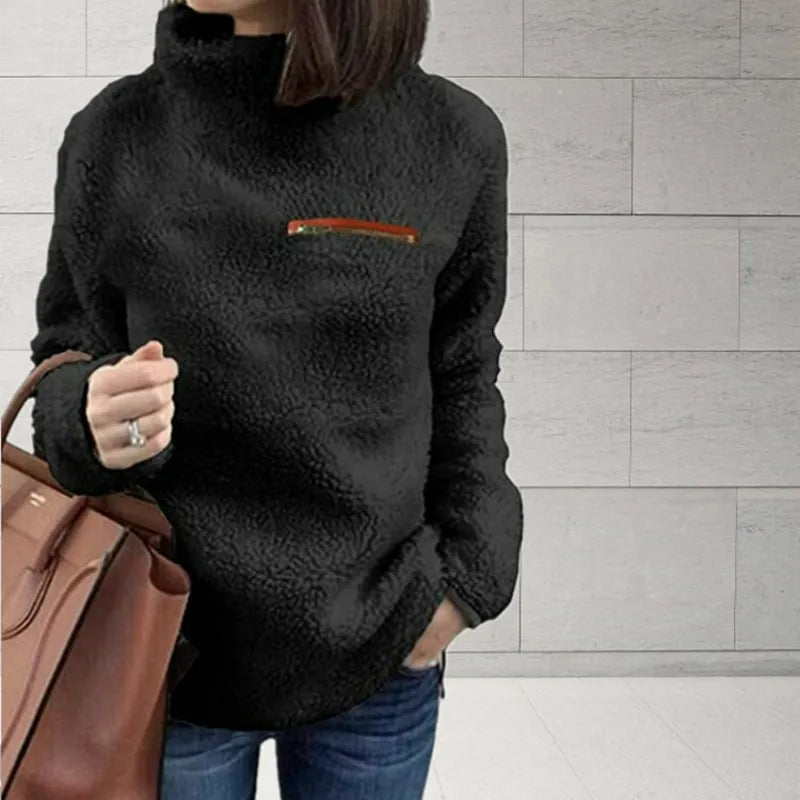 Lillymoda | Amelia - Entspannter Winter-Strickpullover