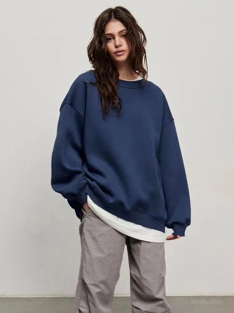 Schlichter Oversize Pullover – Komfort und Stil für jeden Tag - Carla