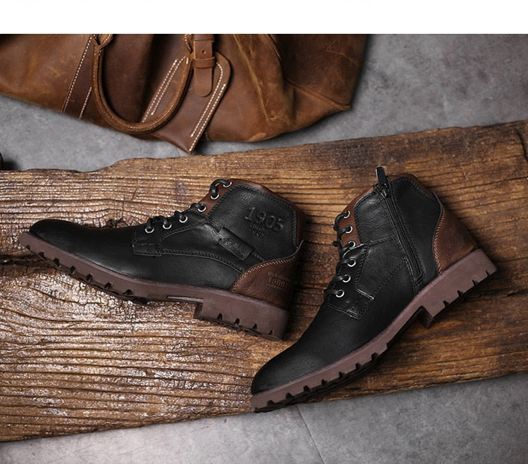 Kyson - Klassische Herren Stiefel aus echtem Leder